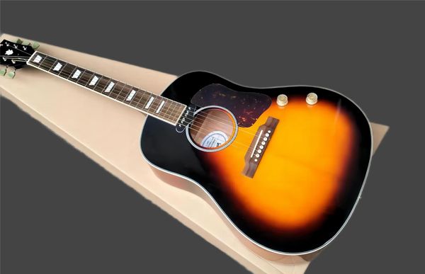 

41 inch 160e nature wood spruce back & side maple cs sunburst acoustic guitar