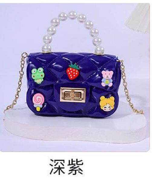 

2023 new handmade patch diy mini bag chain crossbody bag princess bag children's coin purse jelly bag 04