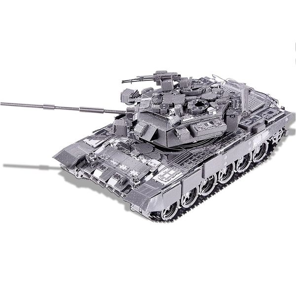 

piececool 3d metal puzzle t-90a main battle tank model craft collection brain teaser stress relief toys handmade entertainment for adults an