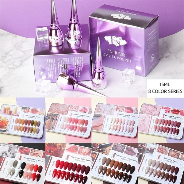 

nail gel 112 color 15ml uv nail gel polish for professional nail salon art gels semi permanent soak off nail varnish lacquer 230726, Red;pink