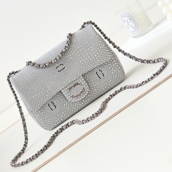 

10aformal designer shoulder bag chain crossbody bag luxury women's square bag fashion tote diamond embellished envelope bag diamond lim