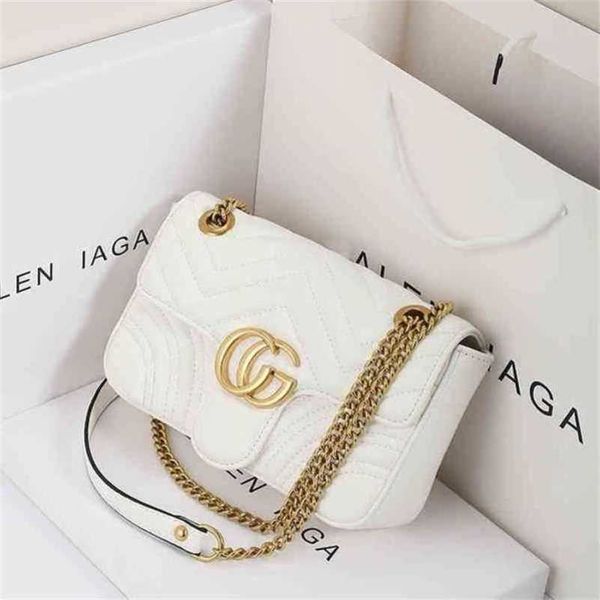 

2023 luxury bags trend female style hongling lattice texture chain