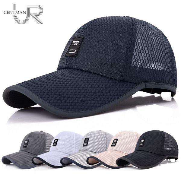 

ball caps sports cap men women casual for fishing outdoor baseball long visor summer mesh hat sunshade breathable 230727, Blue;gray