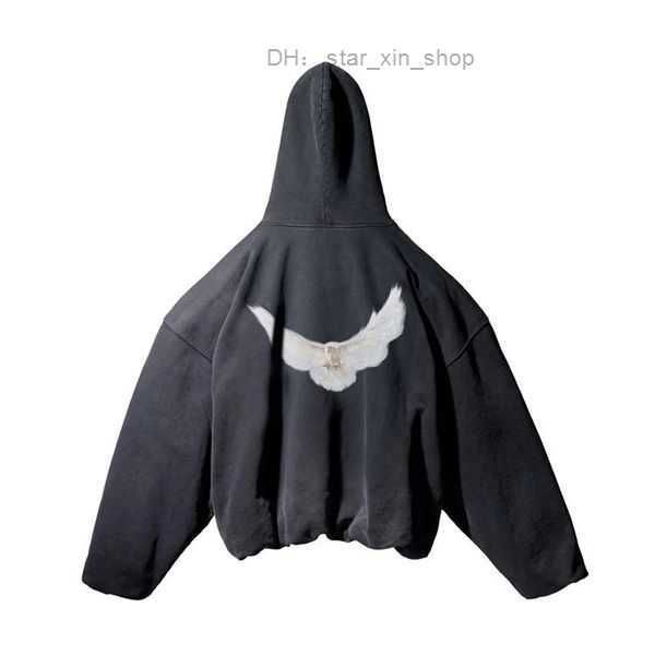 

men's hoodie23ss gap mens hoodies designer kanyes casual europe america men women pullover us size s-xxl 4 xrs8, Black