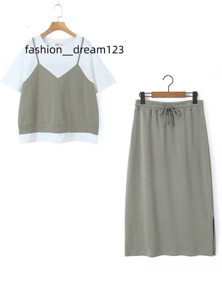 

women's hoodies sweatshirts women's plus size tracksuits good quality sets 2023 summer block color fake two pieces drawstring hig, Black