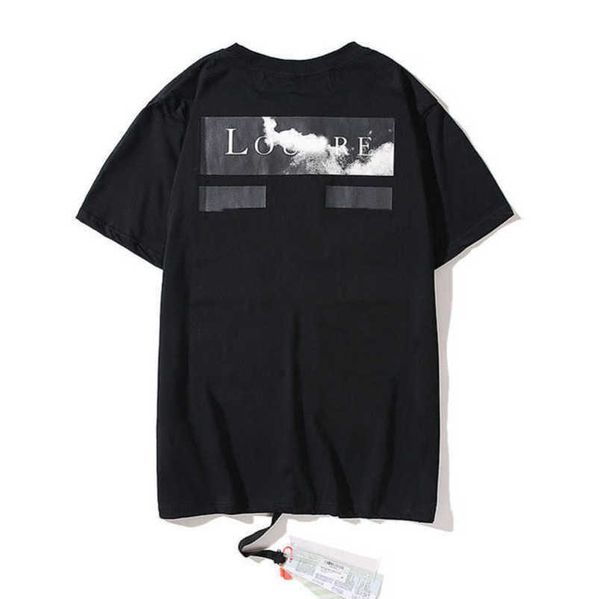 

luxury men's fashion t shirts brandoffs offers t-shirts designer back arrow x printd men women eur size tees couples loose t-shirt hip, White;black