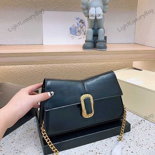 

marc crossbody bags for women soft leather designer shoulder bag fashion purple evening purse summer large capacity chain bucket bag 230727y