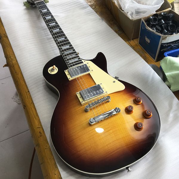 

paul standard 50s heritage cherry sunburst made in 2023 no fee electric guitar