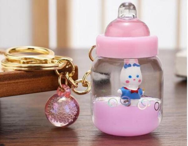 

key rings jewelry fashion bling rhinestone medical nurse baby bottle yoyo id holder red enamel love heart shape nursing retractabl5176849, Slivery;golden