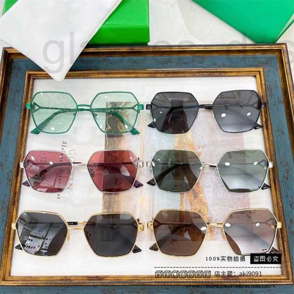 

sunglasses designer new ins fashion metal men's square star same style female face small bv1244 rpas, White;black