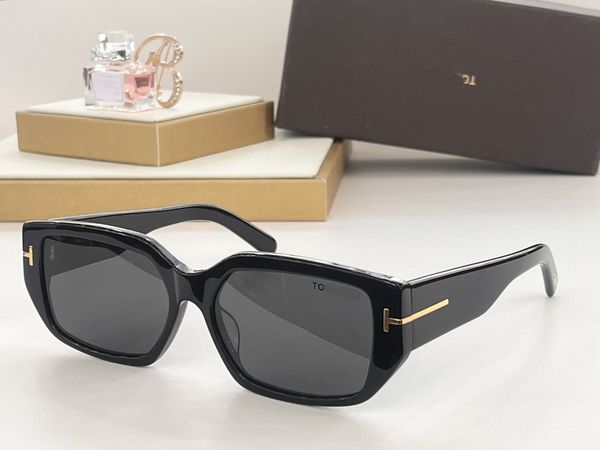 

new micro-paved diamond tom sunglasses original black buffalo horn rimless genuine natural sun glasses gold c decoration male female glasses, White;black