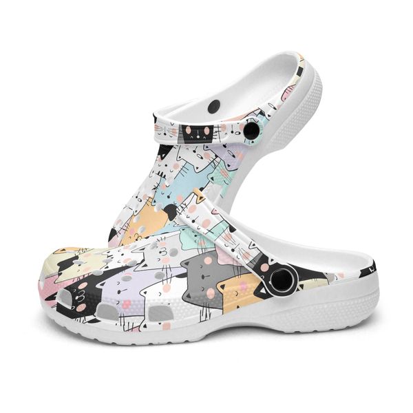 

diy custom shoes slippers mens womens a bunch of mischievous kittens sneakers trainers 36-48