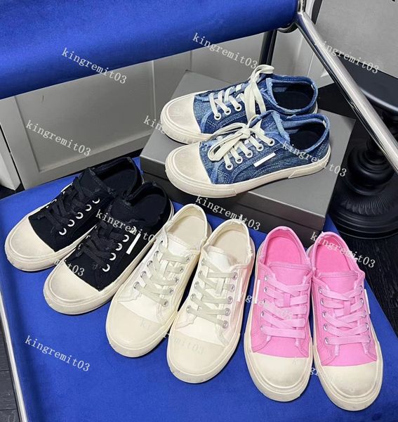 

designer casual shoes woman canvas shoe high breathable training shoes men blue classic canvas shoes men trainer with box, Black