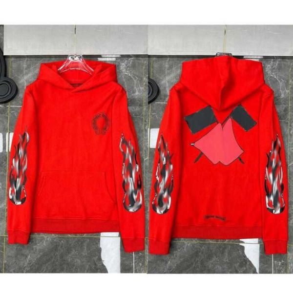 

men's hoodie 2023 fall sweatshirt hoodie designer men's trend heart chrome sleeve winter jacket loose coat fashion hoodie for men8, Black