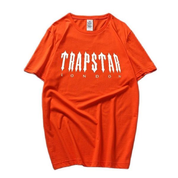 

men's t-shirts trapstar men's t shirt cotton summer letters print oversized t- shirt fashion women's hip hop streetwear brand, White;black