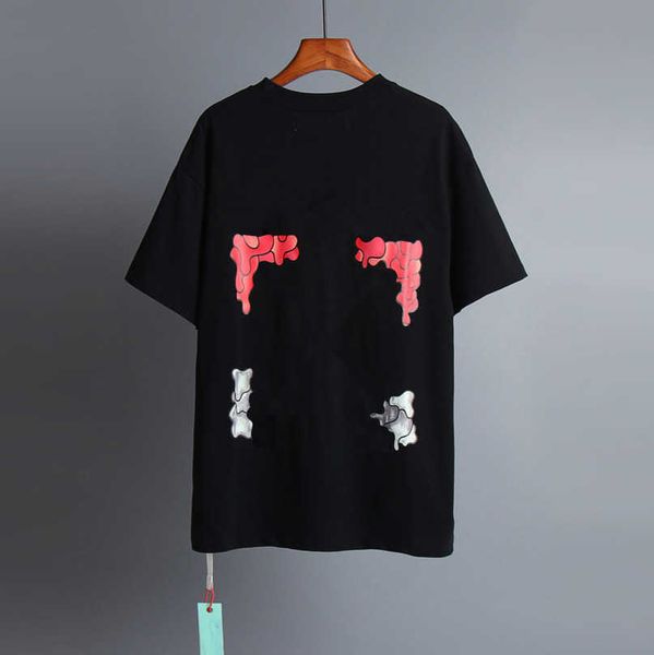 

fashion men's luxury t shirts brandoff offer t-shirts designer back arrow x printd men women eur size tees white t-shirt hip hop short, White;black