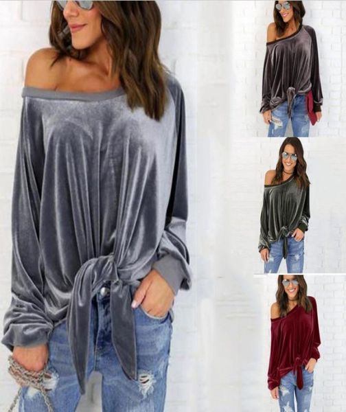 

loose bandage sweatshirt women long sleeve dropshoulder tracksuit pullovers autumn winter3942918, Black