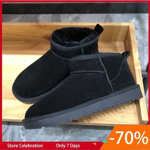 

boots new australia womens snow boot tazz slipper tasman designer boots fur slides classic ultra mini platform booties suede wool winter war, Black