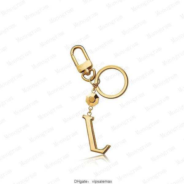 

2023 key holder designer keychain facettes bag charm buckle car letter leather keychains women bags pendant accessories 65216 69317 with box, Silver