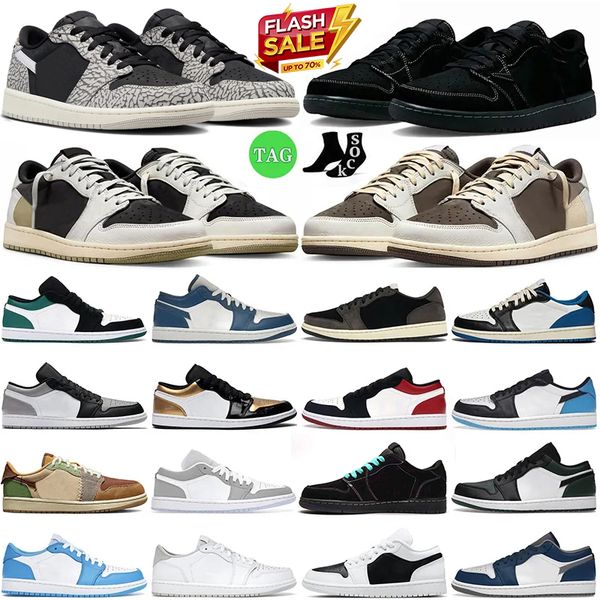 

jumpman 1 1s low basketball shoes men women olive reverse mocha black phantom fragment cactus jack lows concord wolf grey mens trainers outd