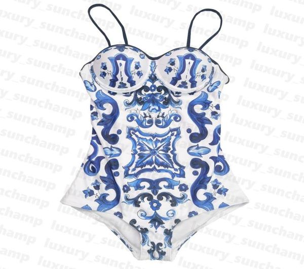 

fashion print swimwear women one piece swimsuit designer quick dry swim suit breathable bathing suit2581022