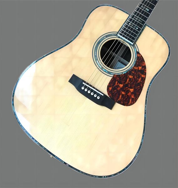 

41 whole abalone shell mosaic black finger d45 series acoustic acoustic guitar