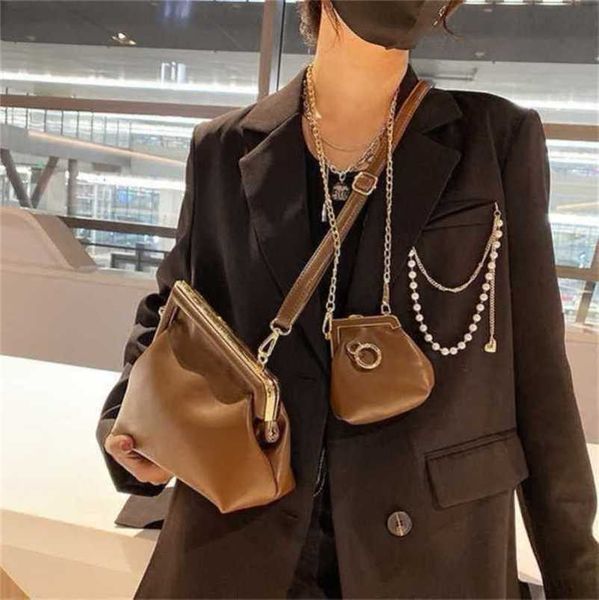 

designer luxury bags temperament goddess messenger minority clip chain