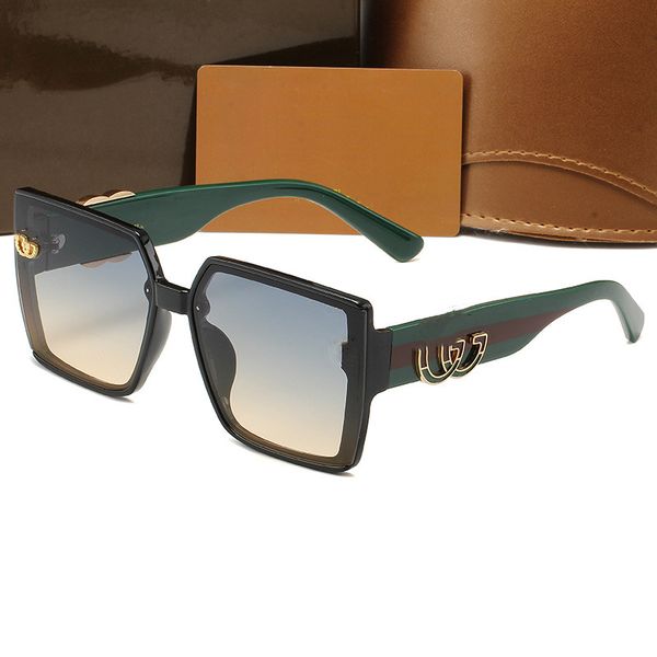 

designer sunglasses for women and men fashion model special uv400 protection letters big leg double beam frame outdoor luxury design women s, White;black