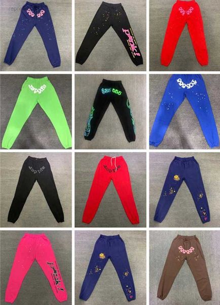 

spider 555 sp5der pink hoodie young sweatpants men's pants streetwear thug angel and 11 mesh pullovers fast way, Black