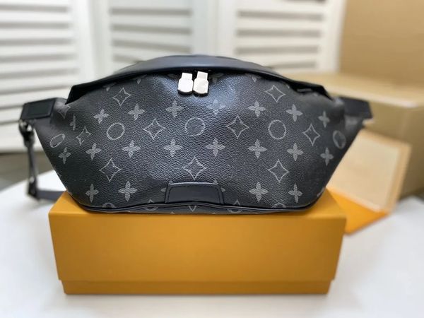 

discovery bags bumbag waist bag men temperament bumbags fanny pack original quality luxury designer bag purse woman embossed flowers soft le