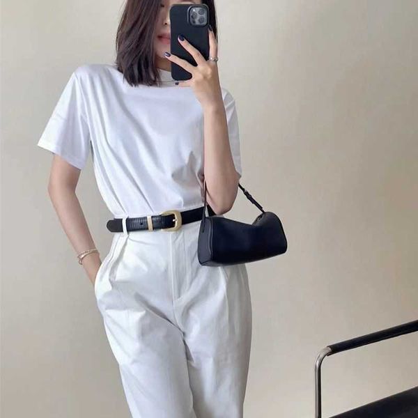 

the * row niche design cowhide pen holder bag minimalist handbag 90s bag mini armpit handbag