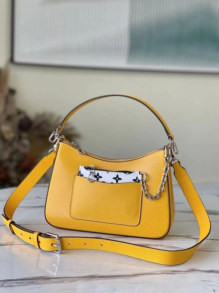 

m80688 new women's bag luxury cowhide water wave pattern shoulder bag