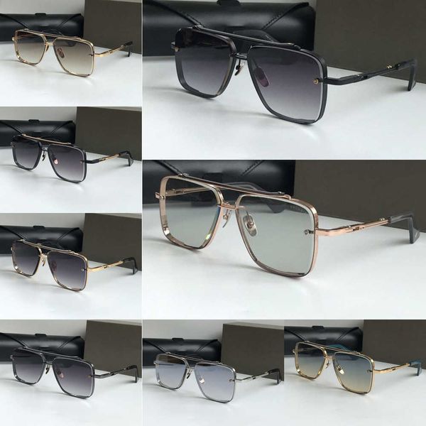 

a dita mach six original designer sunglasses for mens famous fashionable retro luxury brand eyeglass fashion design women glasses with case, White;black