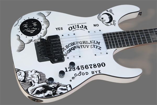 

custom shop kh-2 psychic kirk hammett cynthia white electric guitar