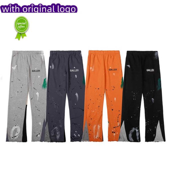 

mens galleries designer gallery jeans distressed slim dept pants ripped biker motorcycle denim for men women fashion luxury jean patchworkq0, Black