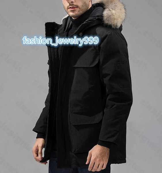 

parkas coats mens womens designers down jackets veste homme winter jassen puffer big fur hoody apparel fourrure outerwear manteau hiver cana, Black;brown