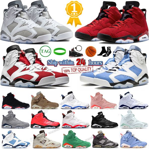 

jumpman 6 basketball shoes for men women 6s toro red unc cool grey midnight navy georgetown university blue oreo infrared white trainers out