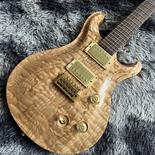 

custom pro portable prs electric guitar, log color, jacaranda fingerboard