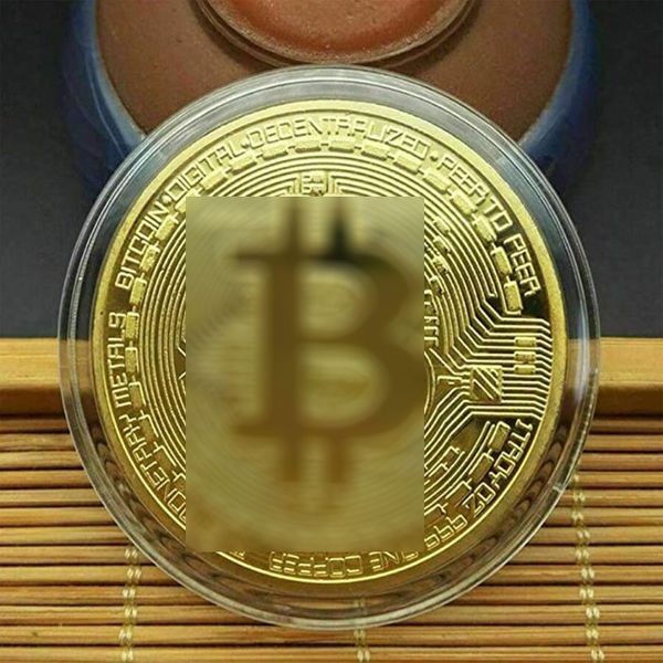 

metal coin collection tcoin tourism bit commemorative coin gold coin handicraft