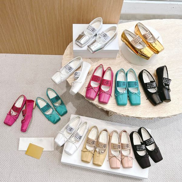 

new bowtie ballet flats square toe cap webbing slik leather sole women's luxury designers casual dress wedding shoes factory footwear s, Black