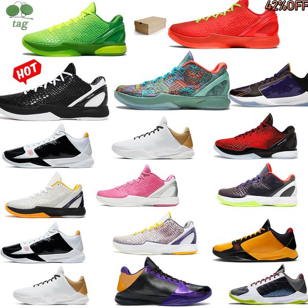 

designer basketball shoes sneaker mamba 6 reverse grinch zoom prelude mambacita gigi 5carpe diem bruce lee lakers gold mens chaos casual sho