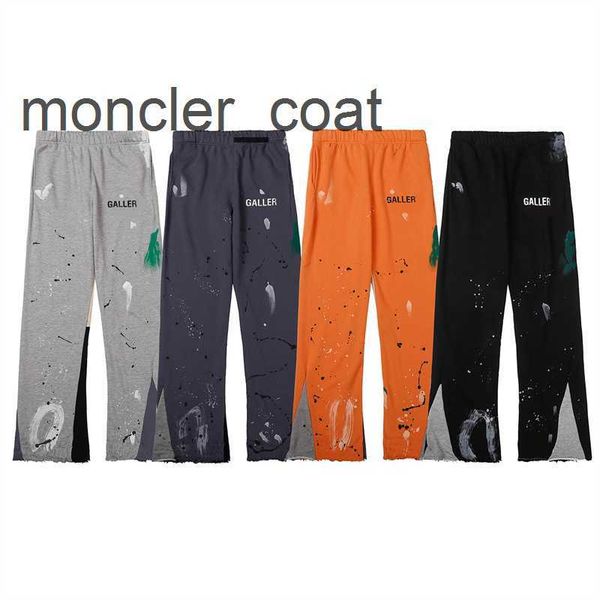 

men pants galleries sweatpants dept speckled letter print men's women's couple loose versatile casual pants straightqvxf, Black