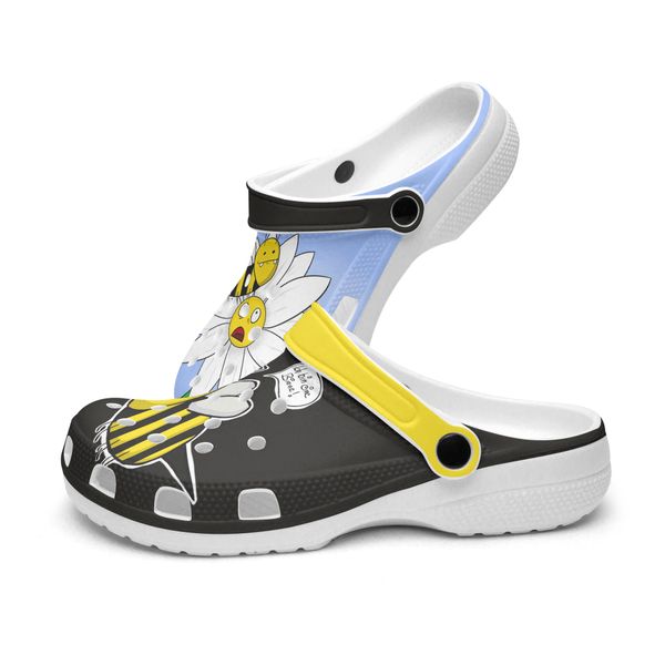 

diy custom shoes slippers mens womens little bees gather honey sneakers trainers 36-48