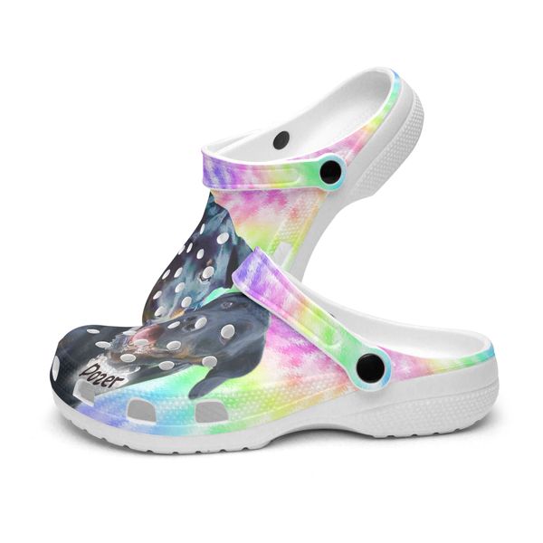

diy shoes slippers mens womens colorful cute black dog sneakers trainers 36-48