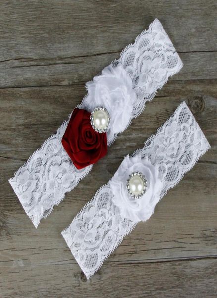 

original handmade bead plate flower wedding bridal gowns wedding accessories lingerie leg foot ring loops laciness lace garte5550295, Black;white