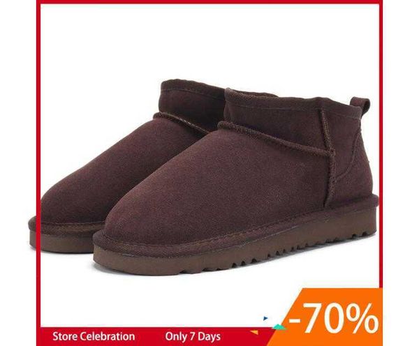 

boots snow boot warm suede shoes classical short miniwomen keep man womens plush casual chestnut grey 2023 aus u5854 66hugggss, Black