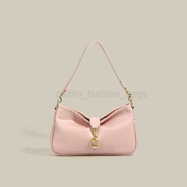 

niche design bag woman 2023 summer new advanced sense underarm bag baguette bag fashion cross body messenger bag woman caitlin_fashion_bags