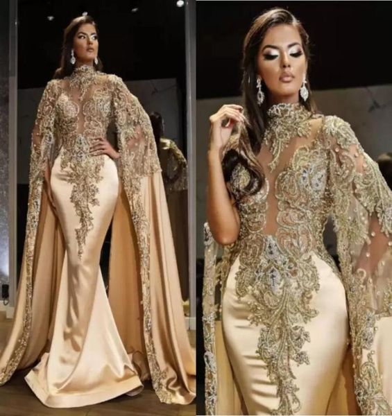 

2022 plus size arabic aso ebi gold luxurious prom dresses lace beaded crystals evening formal party second reception gowns dr4944702, Black