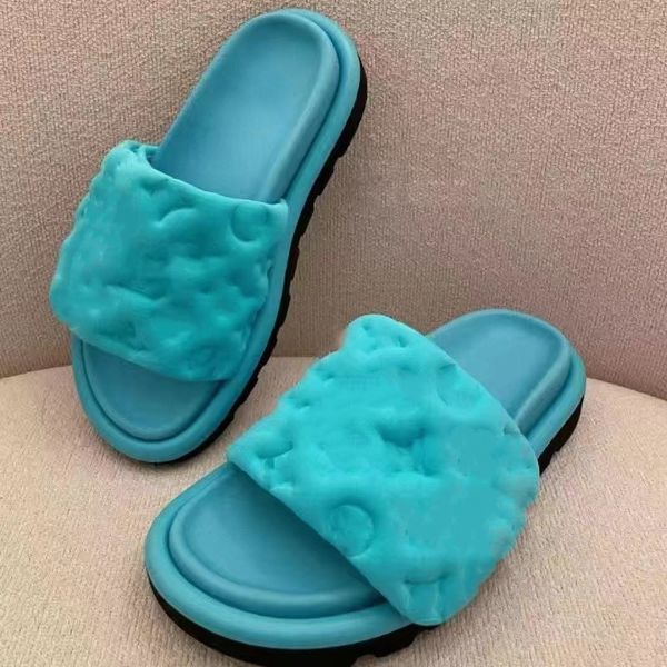 

designer pool pillow sandals couples slippers men women summer flat shoes fashion beach slippers slides adjustable strap 07, Black