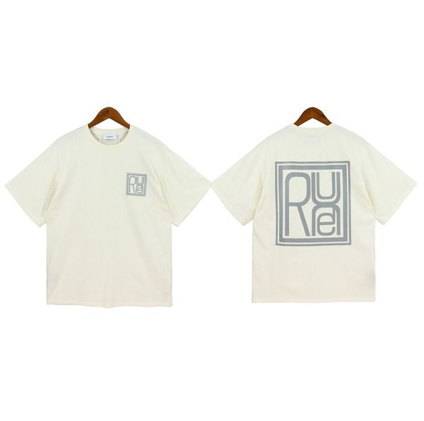 

2023 spring and summer new short-sleeved t-shirt fashion and personality, super versatile and good-looking, very suitable for men and women,, White;black